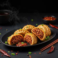 Mutton Steam Hot Chilli Momos